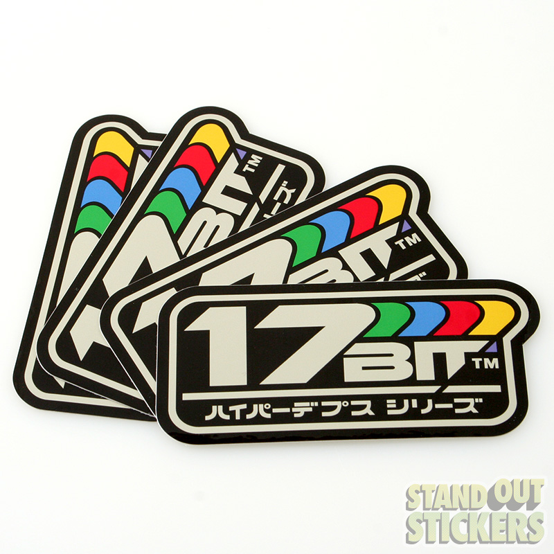 17-Bit Games Logo Stickers