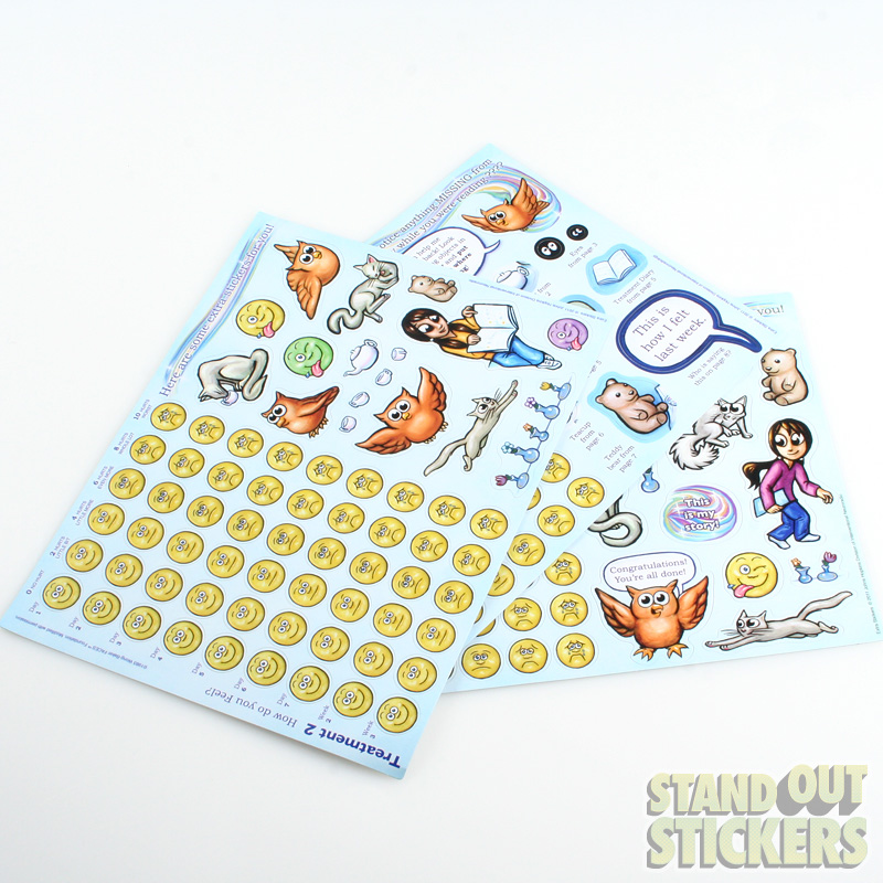 Custom Kiss Cut Sticker Sheets