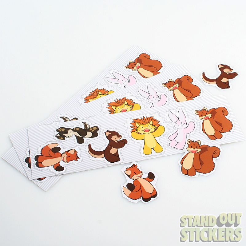 Custom Kiss Cut Sticker Sheets