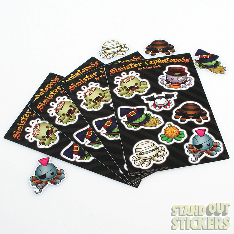 Custom Kiss Cut Sticker Sheets