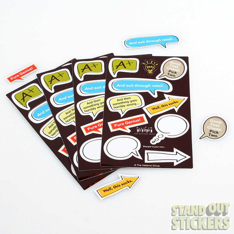 Custom Kiss Cut Sticker Sheets