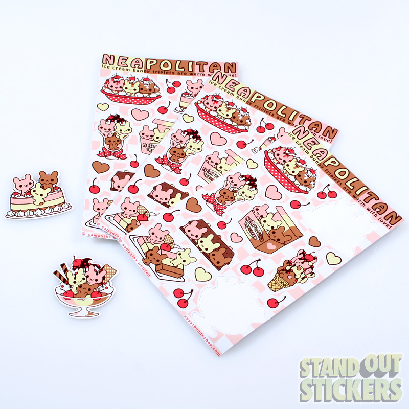 Custom Kiss Cut Sticker Sheets