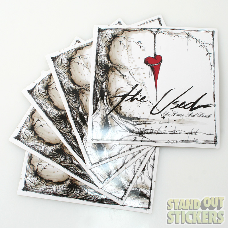 The Used : Album Cover Stickers - StandOut Stickers Blog