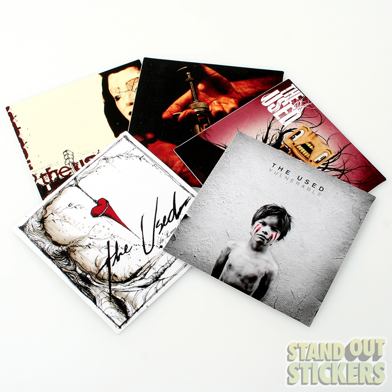 The Used : Album Cover Stickers | StandOut Stickers Blog