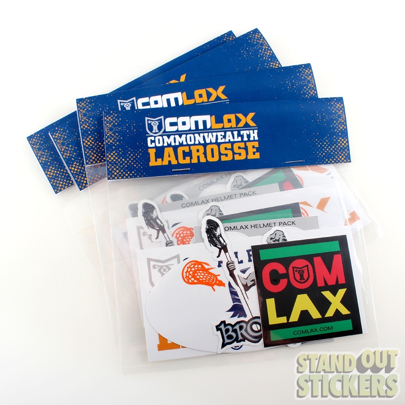 Comlax Commonwealth Lacrosse Sticker Packs