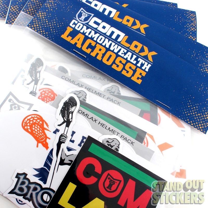 Comlax Commonwealth Lacrosse Sticker Packs