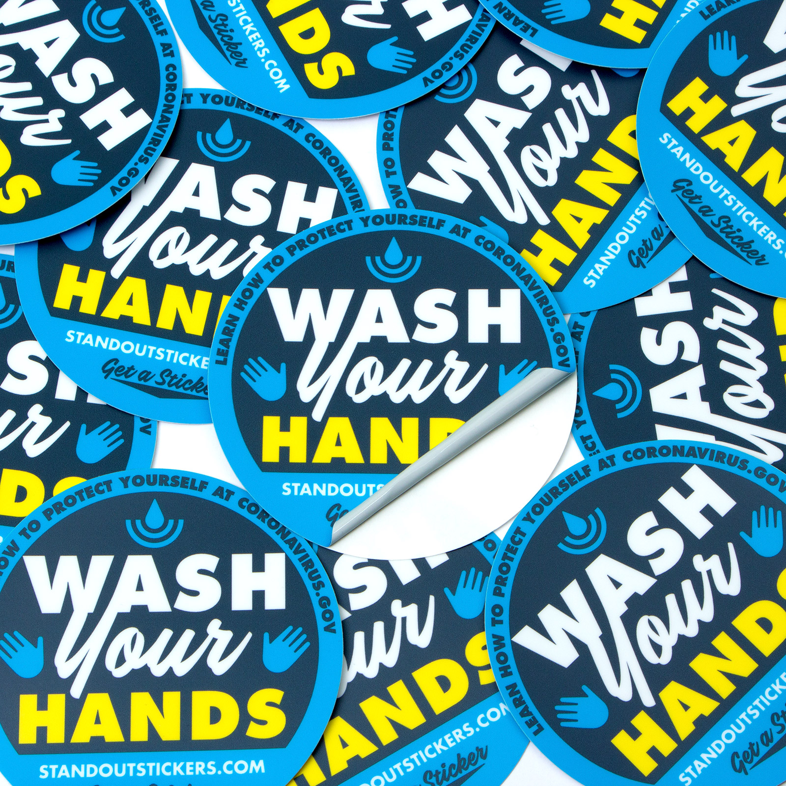 Wash Your Hands Coronavirus Sticker